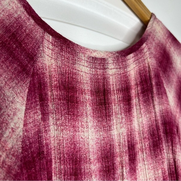 ANTHROPOLOGIE MAEVE Cavalon Pink Plaid Top size large - Picture 13 of 13